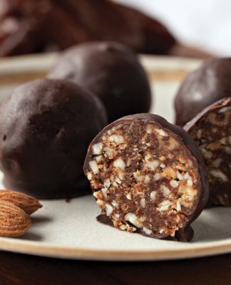 Date and Peanut Butter Truffles