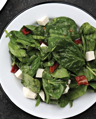 Spinach Caprese Salad