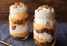 Pumpkin Cream Cheese and Gingersnap Trifles