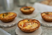 Roasted Tomato Cheddar Quiche