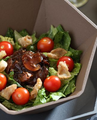Crispy Skin Teriyaki Salad