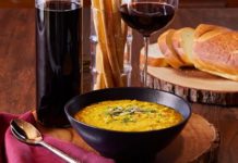 Roasted Kabocha Squash and Red Lentil Soup