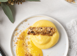 Deconstructed Lemonnand Mango Meringue Pie