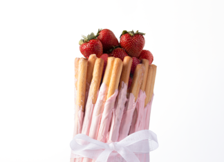 Strawberry Fluff with a Breadstick Gate