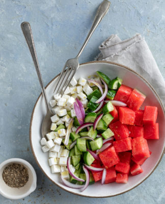 Pre- fast foods // Watermelon Feta Salad