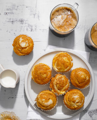 Muffin Makeover // Pumpkin Cream Cheese Muffins