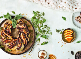 Choco-Orange Babka Wreath