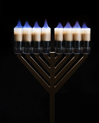 FLAMBÉ // Flaming menorah shots