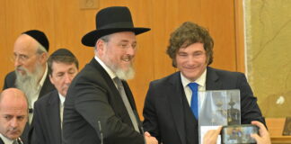 Welcoming a President to the Beis Midrash